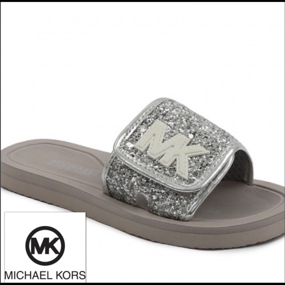 MICHAEL KORS•KIDS•GLITTER SLIDE - Picture 2 of 7